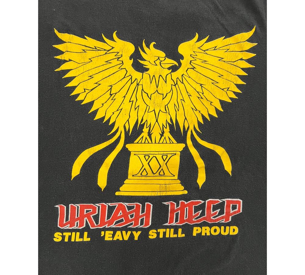 Vintage Uriah Heep Still 'Eavy Still Proud European Tour T Shirt Sz M